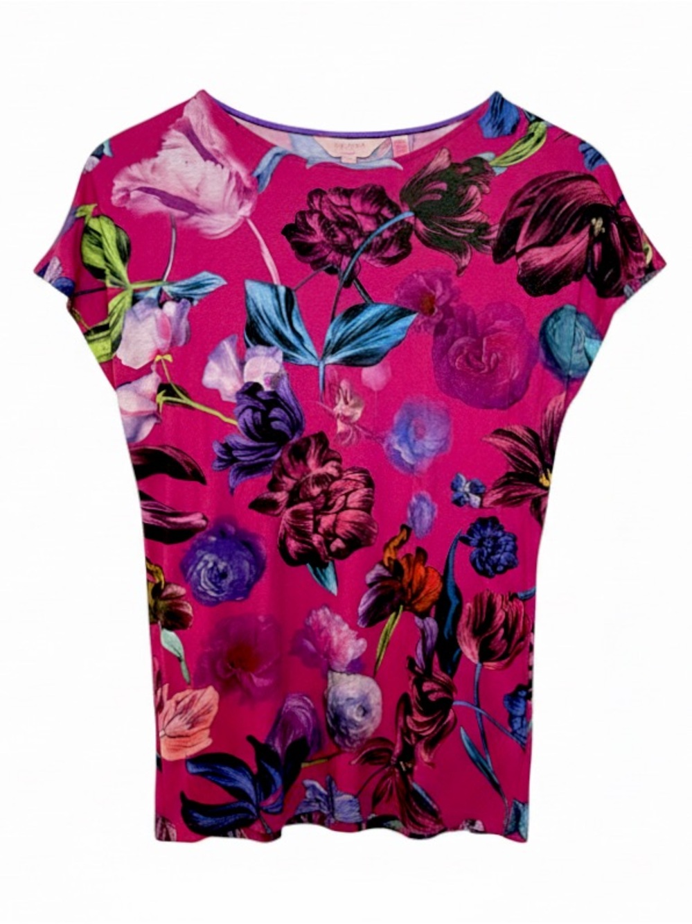 Ted Baker London Women’s Floral Top | Pink Multicolor | Size 2
